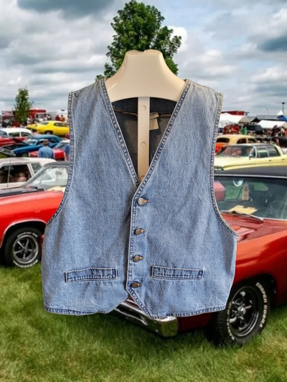 Vintage Denim Vest